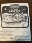 1980 Star Wars SNOWSPEEDER Kenner Original Instructions