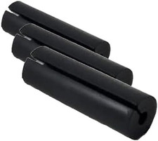 Replacement Rubber Crate Feet, Small, Black, Pack of 12, FEET-4S