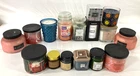 Large Lot of Various Scented Candles