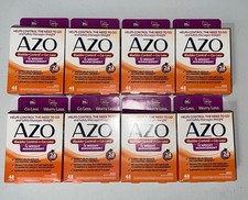 AZO Bladder Control w/ Go-Less Dietary Supplement 48 Capsule - Lot of 8