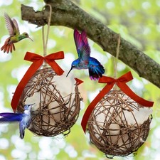 Hummingbird Nesters - Bird Nesting Material Holder for Wild Birds - Humming B...