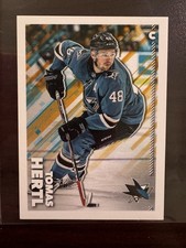2022-23 Topps NHL Album Sticker #398 Tomas Hertl - San Jose Sharks