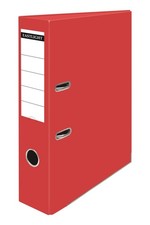 Plastoreg Lever Arch File, A4, 70mm Spine Width, Red
