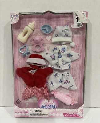 VTG Simba Toys MINI NEWBORN OUTFITS & ACCESSORIES Playset #540-7702 *SEALED*NRFB