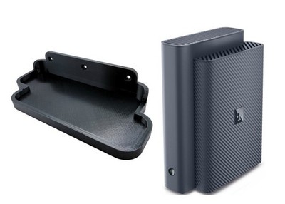 Wall Mount Telekom Speedport 7 Router Holder PETG Black 3D Printed
