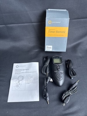 Promaster Multi Function Timer Remote Shutter Release for Nikon Code 3077 