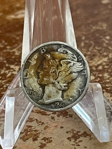 1944-S Mercury Silver Dime CIRCULATED GOOD / VG # PS83