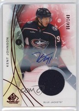 2024 Upper Deck SP Game Used Edition Red Jersey /149 Kent Johnson #104 Auto 1m2e