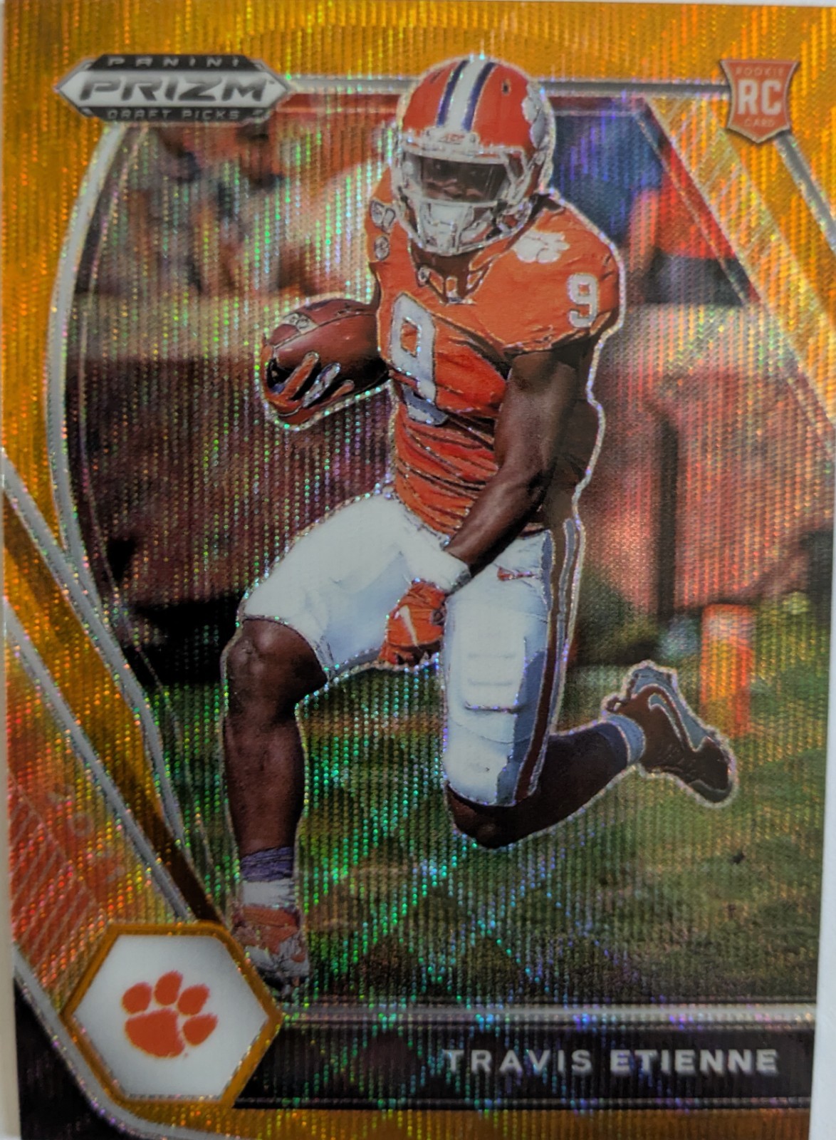 Travis Etienne Prizm Draft Picks Rookie 56/75 #107 2021