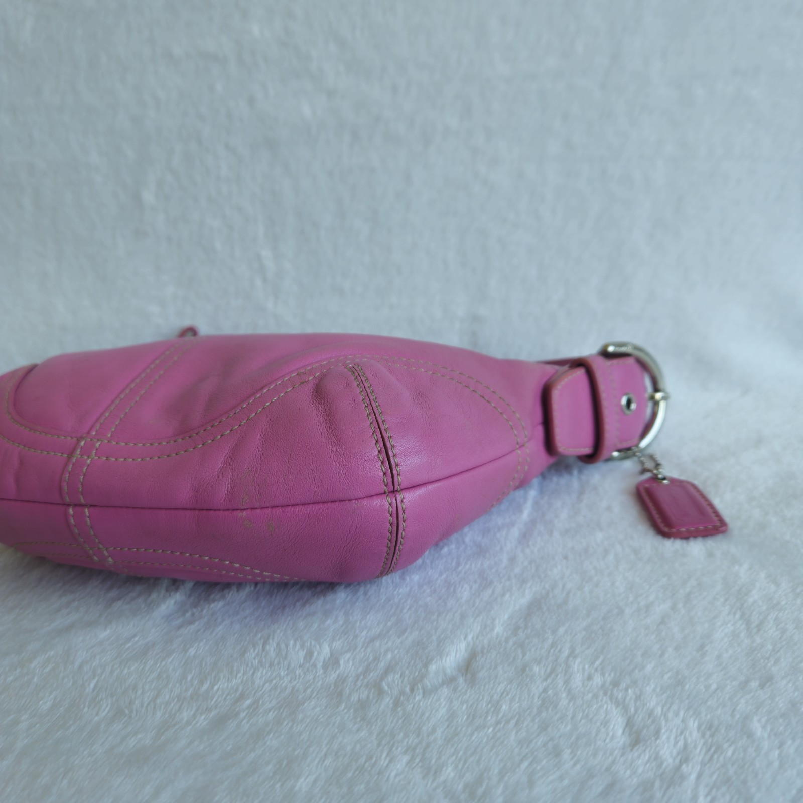 Coach Vintage Y2K SoHo Hobo Mini Pink Shoulder Bag Cr… - Gem