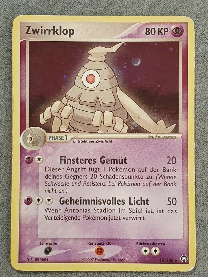 Pokémon Karte • Zwirrklop Holo 14/108 • EX Power Keepers Set • Pokemon Deutsch - Bild 2 von 4