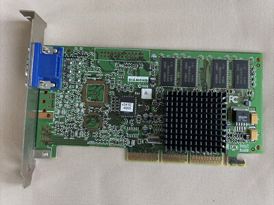 Diamond Multimedia SpeedStar A200 AGP 8MB Video Card - Vintage GPU
