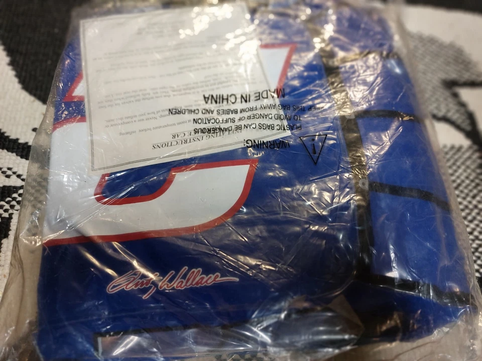 Coche inflable de carreras NASCAR oxidado Wallace #2 Miller Lite Penske Foto 3 de 4