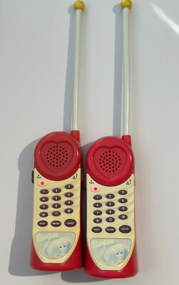 Vintage Barbie Walkie Talkie Phones Mattel Kiddesigns 1997 BE-100