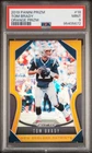 Tom Brady 2019 Panini Prizm #18 - Orange Prizm #'d 171/249 - PSA 9 MINT