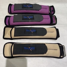 Yes4All 2lb & 3lb Pair Neoprene Wrist & Ankle Hook & Loop Weights NEW