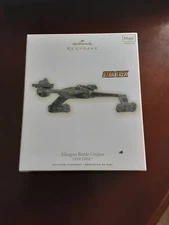 Hallmark Klingon Battle Cruiser Star Trek Magic Ornament NIB