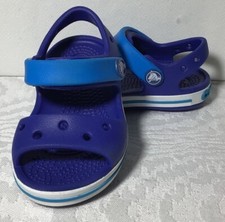 Crocs Toddler Unisex Blue Sandals Size 4