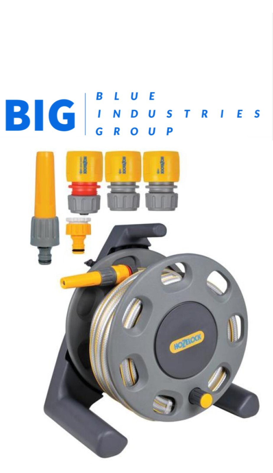 Hozelock 2412R0275 2412 30m Freestanding Compact Hose Reel + 25m o... - Image 3