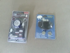NEW! 5 LED Cap Light + 7 LED Head Lamp: Both are Lightweight! Bright! HandsFree!