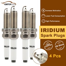 4x Iridium & Platinum Spark Plugs For Mercedes-Benz GLC300 2.0L 2020-2021