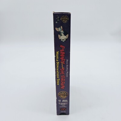 Vintage Pinky And The Brain: World Domination Tour (VHS, 1996