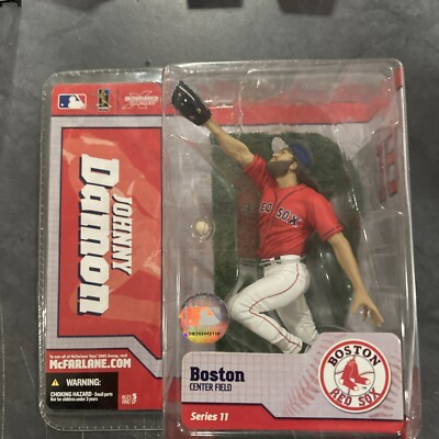 McFarlane JOHNNY DAMON Series 11 Boston Red Sox 18 Action Figure MLB Sports 2005