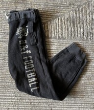 Abercrombie A F Football Elastic Waist Ankle Joggers Sweatpant Boy s Size S 10
