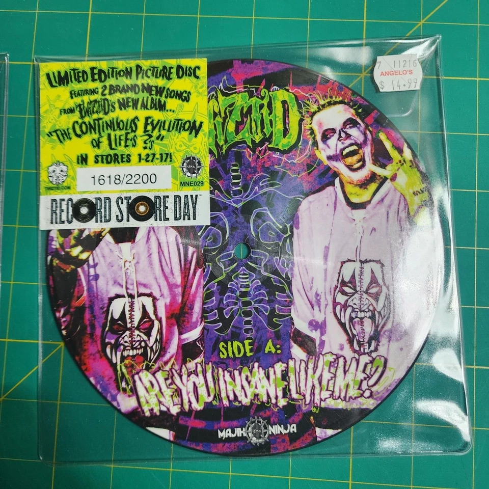 TWIZTID ARE YOU INSANE LIKE ME PSYCHOMANIA LIMITED RSD 7" VINYL ICP MADROX - Image 3 of 4
