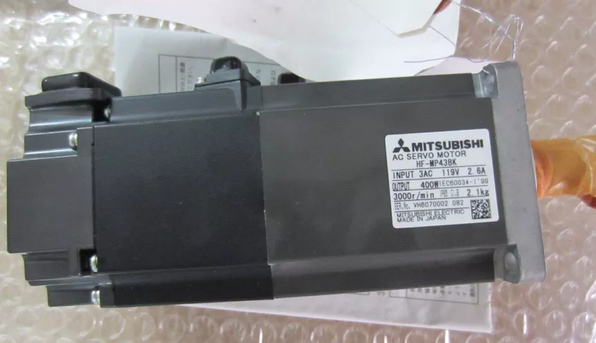 MITSUBISHI HF-MP43BK AC Servo Motor HF-MP43BK In Box FAST MITSUBISHI HF-MP43BK AC Servo Motor HF-MP43BK In Box FAST