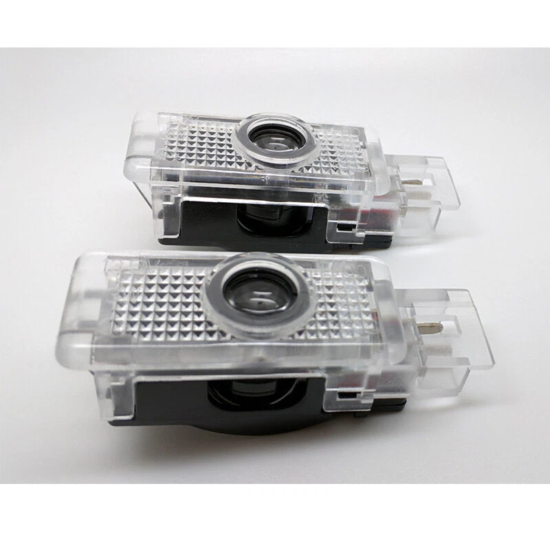 2x HD Ghost LED puerta paso cortesía luz láser para Mercedes-Benz Clase C 01-2007 Foto 3 de 4