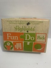 Vintage Highlights Fun/Do Pack 1979 Puppets Workbooks Flashcards