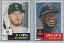 2022 Topps Living Set #543 & 544 C.J. CRON & DAVID ORTIZ Free Shipping IN STOCK