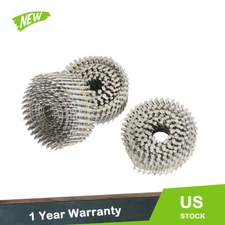 3600Pcs 15 Degree Wire Coil 2” × .09” Ring Shank Stainless Steel Siding Nail