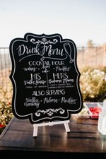 wedding decoration, custom signs, handcrafted, special occasion. 