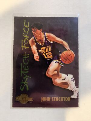 JOHN STOCKTON 1994-95 SKYBOX SKYTECH FORCE #SF29 UTAH JAZZ HOFer