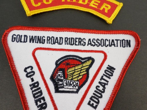 2 Gold Wing Road Riders Association CO-RIDER Education Patches NEU - Bild 5 von 7