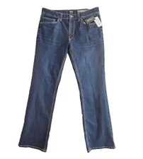 Buffalo By David Bitton Men's Size W34 L32 Slim Boot King Stretch Fit Jeans NWT