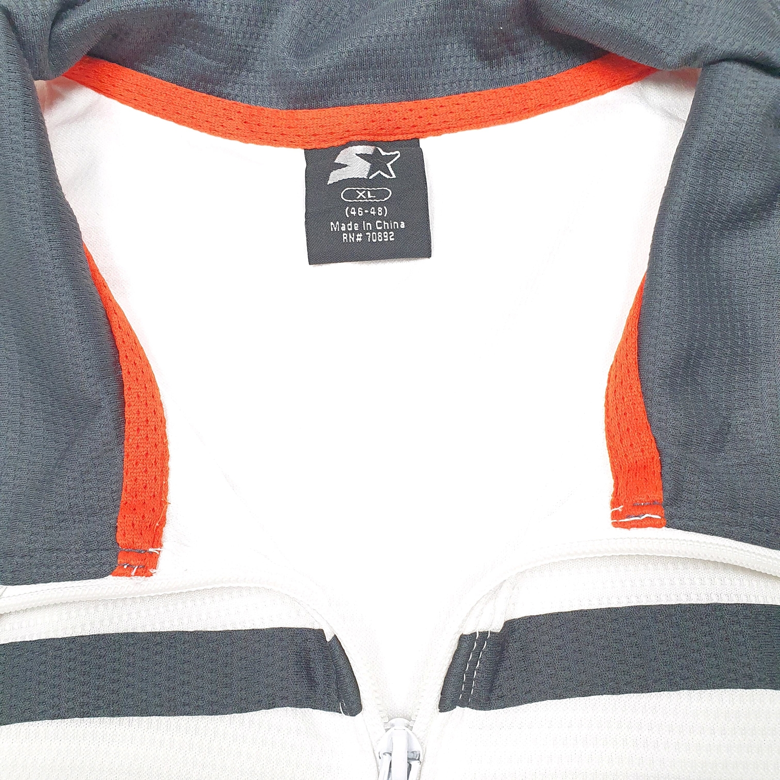 STARTER Full Zip Active Workout Track Jumper Sweatshirt Mens XL image 2