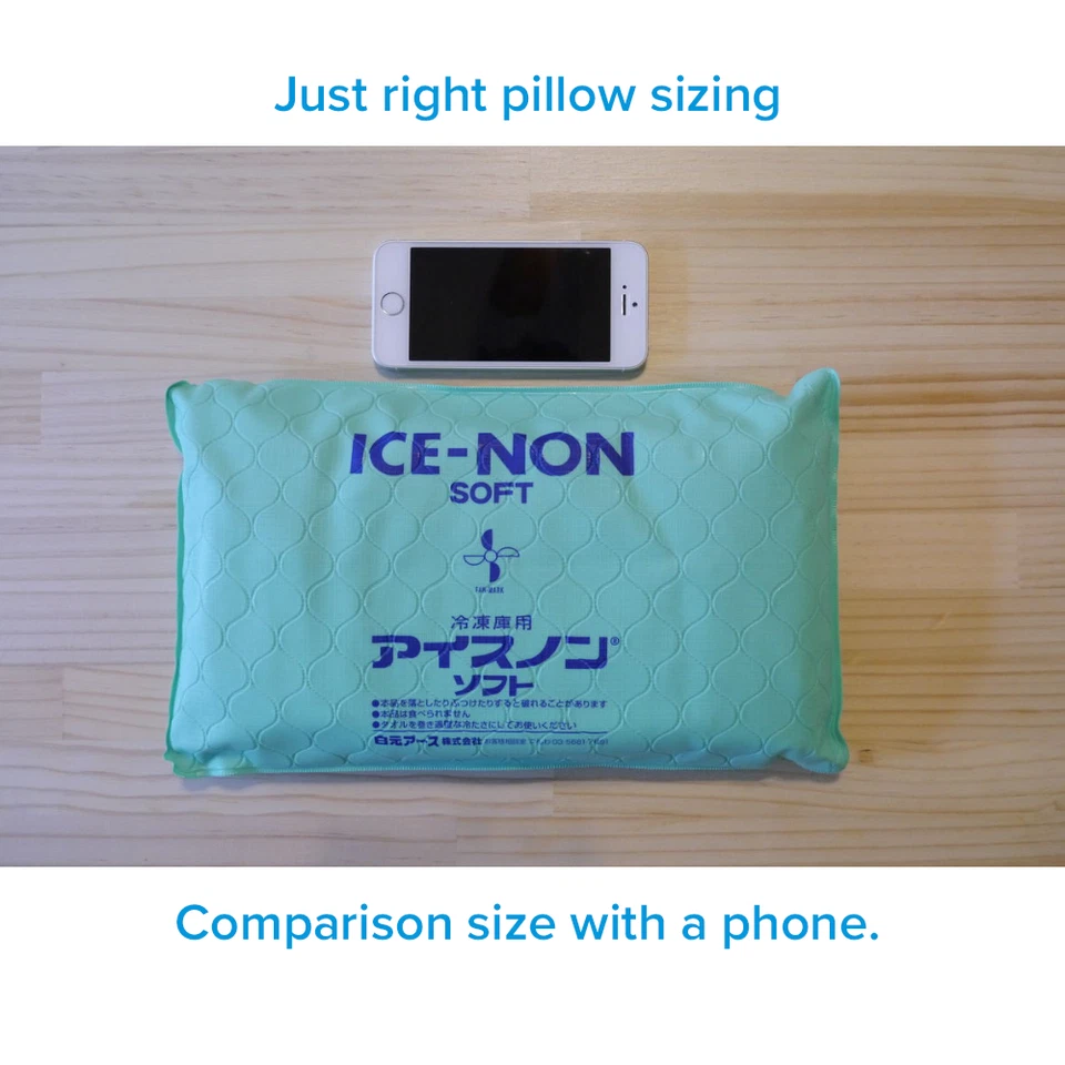 Cooling Soft Pillow Up to 10 Hours Cooling For Hot Weather, Fever 3 Packs Set - Image 4 of 4