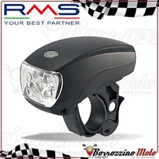 FANALE FANALINO ANTERIORE FARO LUCE 5 MINI LED BIANCA UNIVERSALE BICICLETTA/MTB