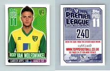 Ricky Van Wolfswinkel #240 Premier League 2014 Topps Sticker