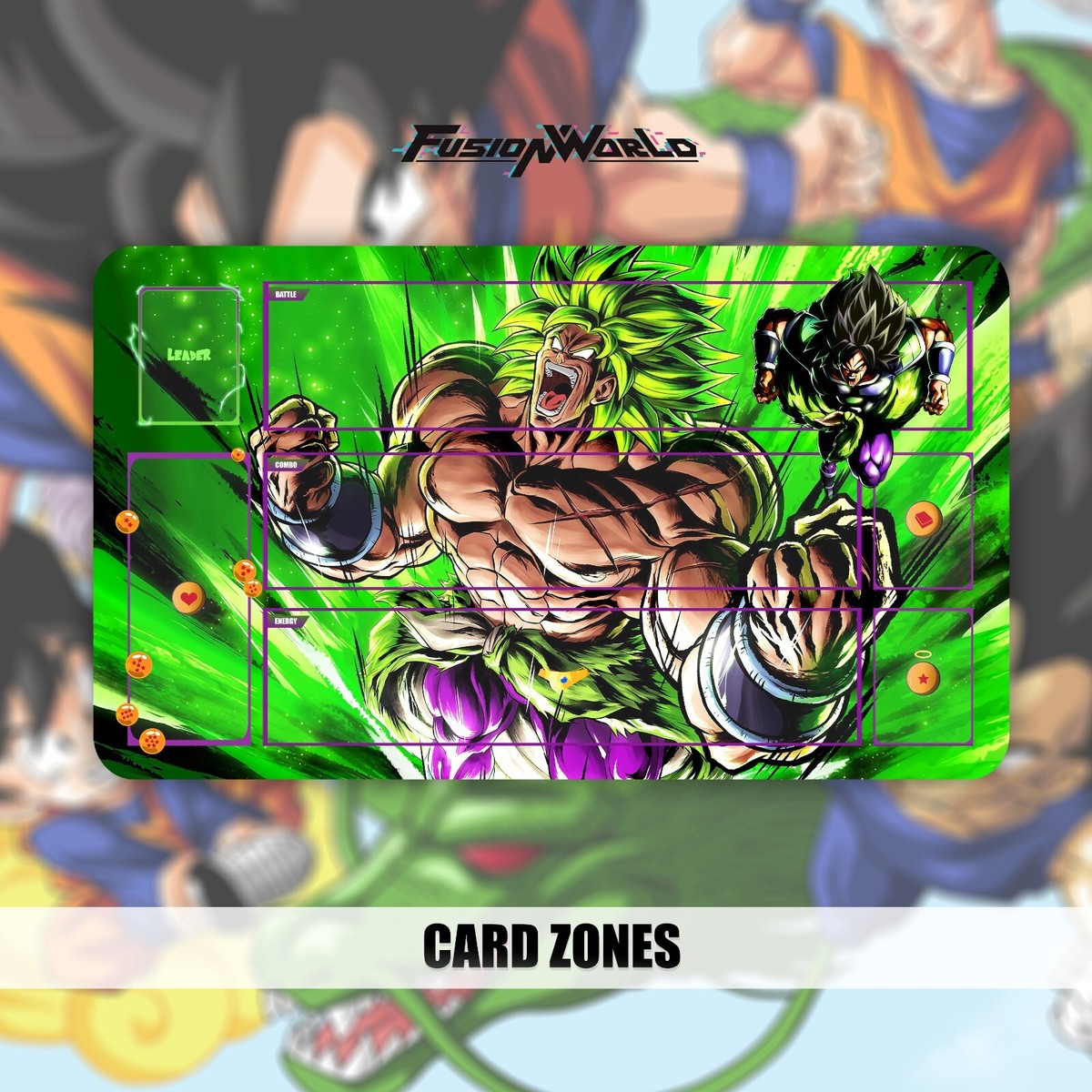 Playmat DBS FW - Broly / Dragon Ball Super : Fusion World