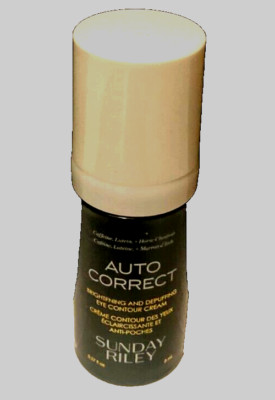 SUNDAY RILEY, AUTO CORRECT BRIGHTENING & DEPUFFING EYE CREAM 8ML