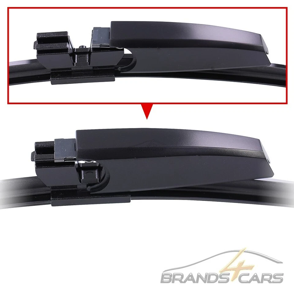 2x SWF SCHEIBENWISCHER VORNE FÜR AUDI A4 B6 B7 8E BJ 03-08 A6 C5 4B 01-05 - Bild 2 von 4