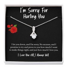I'm Sorry Necklace Gifts, Apology Gifts For Her, Forgiveness Gift, Wife Gift