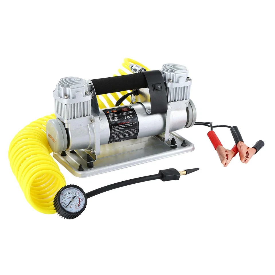 12V DC 600W Professional Heavy Duty Air Compressor Garage Inflator Car Tools - Image 2 of 4
