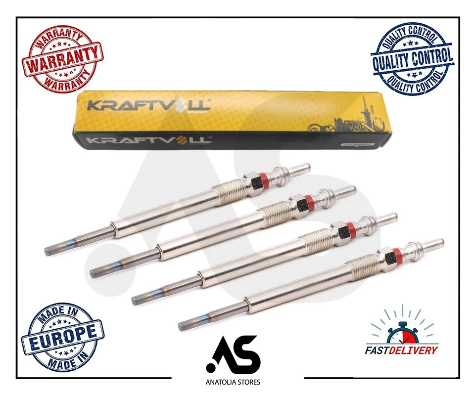 4X Velas de Incandescência Aquecedor Diesel 5V Para Peugeot 207 208 308 407 508 3008 5008 Boxer - Imagem 4 de 4