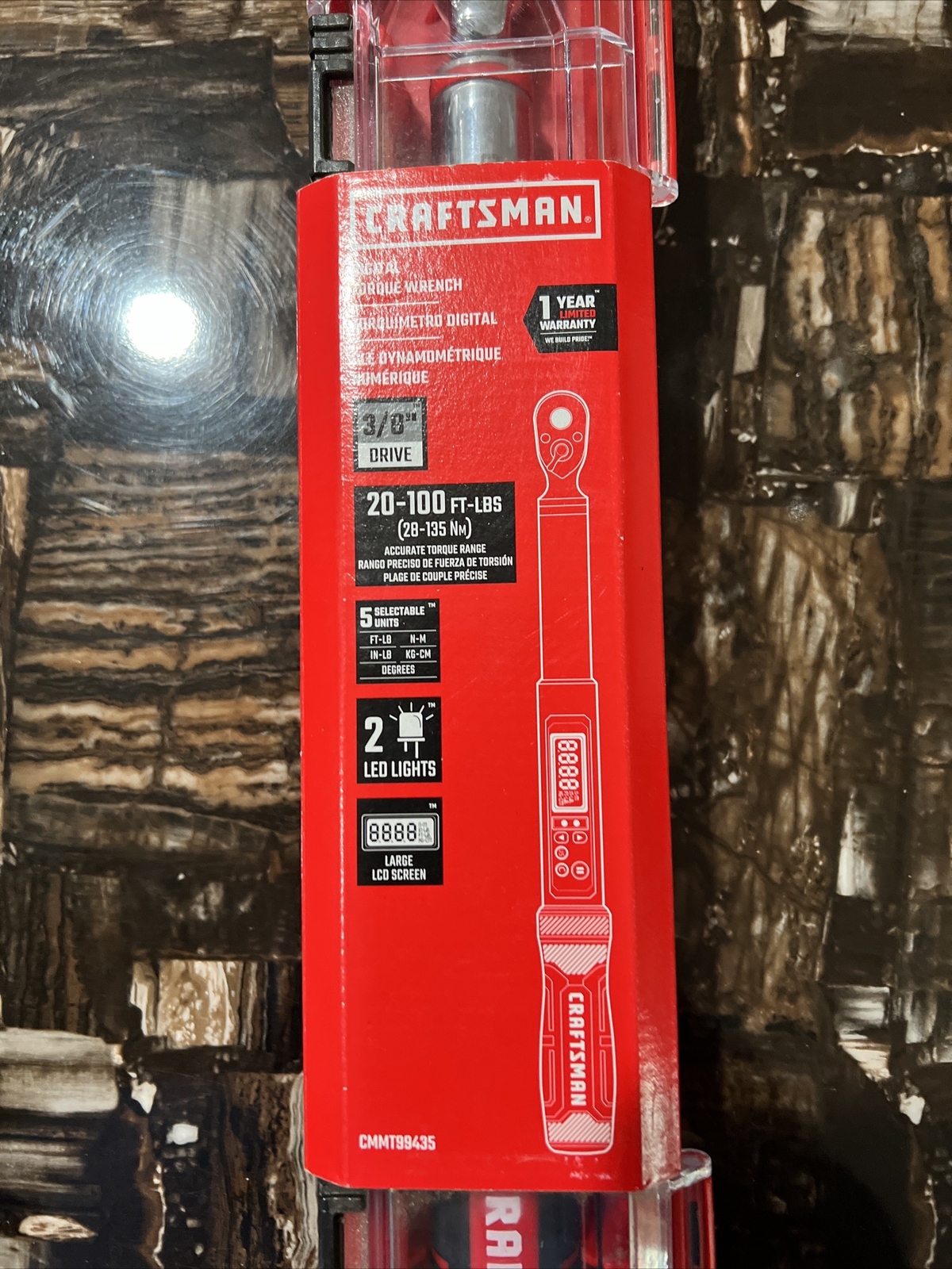 CRAFTSMAN Digital Torque Wrench, SAE, 3/8Inch (CMMT99435) 885911610292