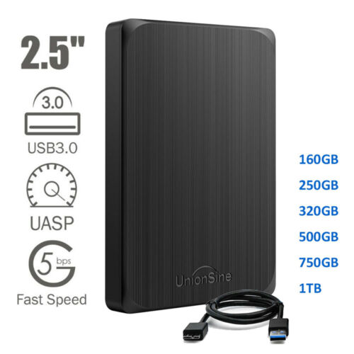 Superspeed External Game Hard Drive Portable 2.5" HDD For PS/Xbox/Wii U Console - Picture 1 of 12